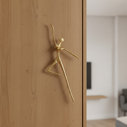 Minimalistische Kastgreep - Messing Zilver Roze - Scandinavisch Design Meubels