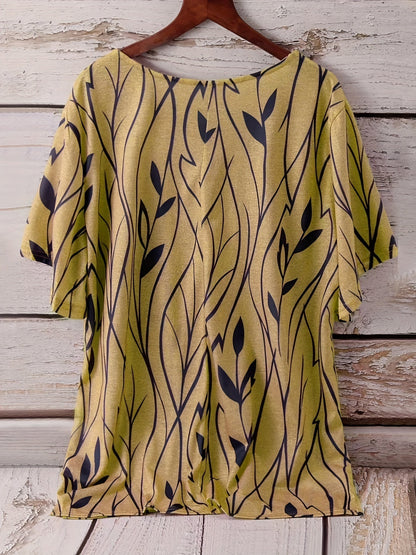 Zomer Shirt Bloeipatronen Floris Stijl