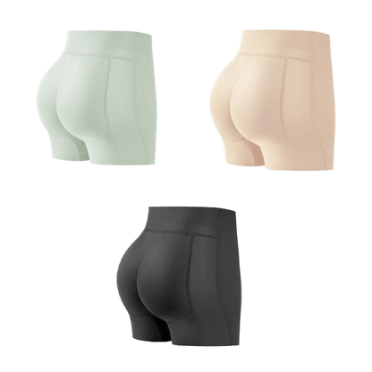 Corrigerende Shapewear Shorts met Push-Up Effect en Hoge Taille voor Bilvergroting