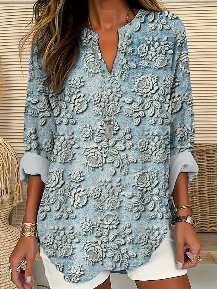 Vrouwelijke Bloemen Blouse Elegante Zomerjurk - StudioMarella