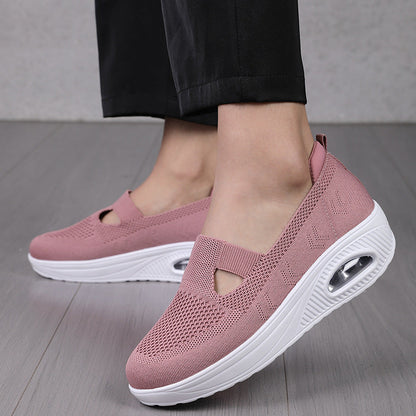 Dames Comfortabele Orthopedische Sneaker Wedgeballetjes