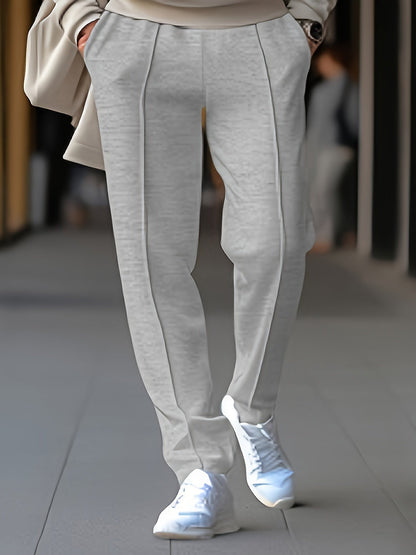Heren Vrijetijdsbroek Comfortabel Elastisch Zwart Casual