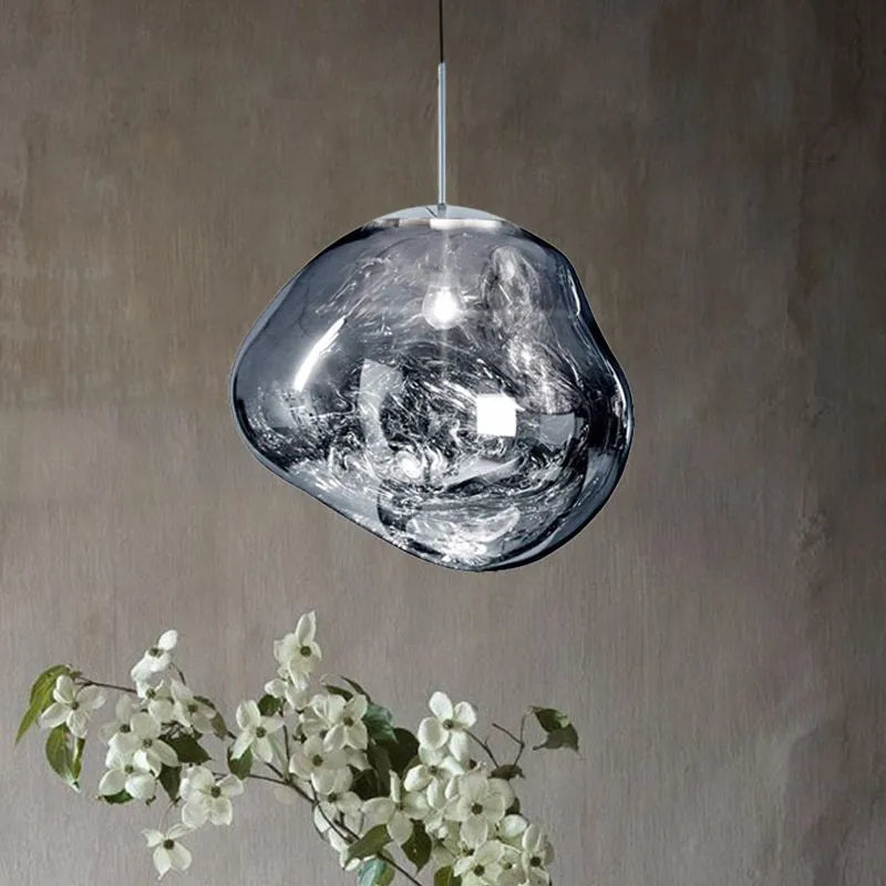 Hanglamp Lava Design Led Rond Goud Zilver Rood Rookgrijs Woonkamer Slaapkamer
