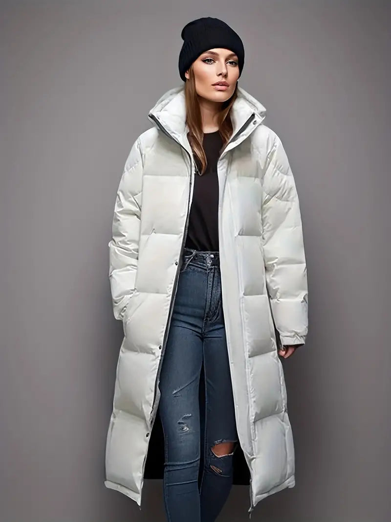 Dames Winterparka Lang Warm en Waterdicht
