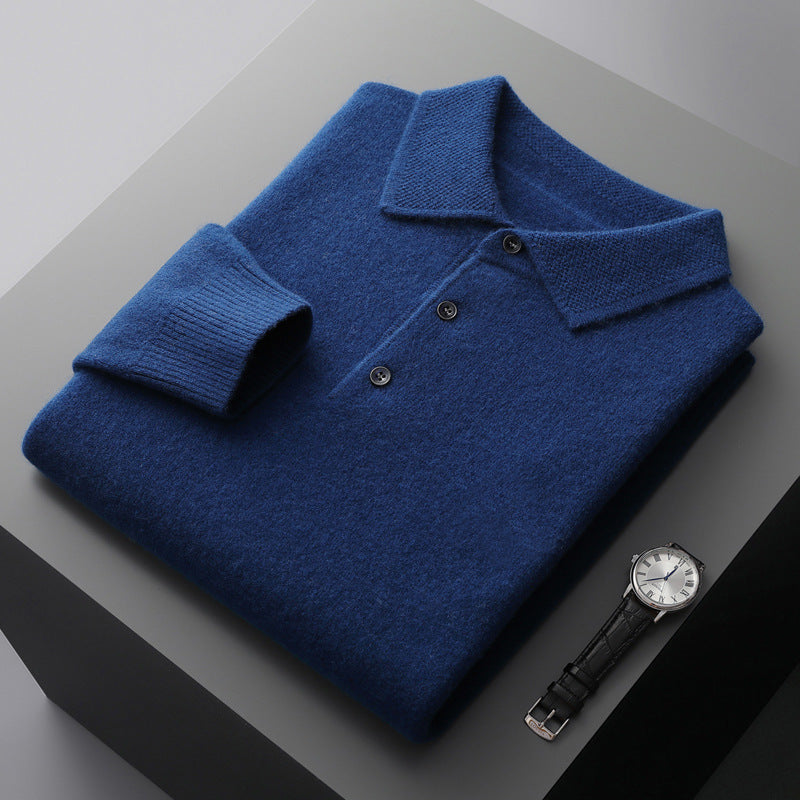 Kasjmier Polo Lange Mouwen Luxe Comfortabel