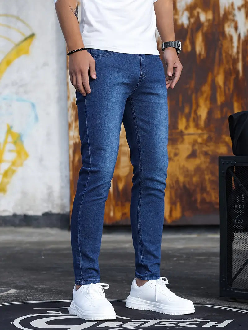 Heren Skinny Jeans Stretch Denim Comfortabel en Stylish