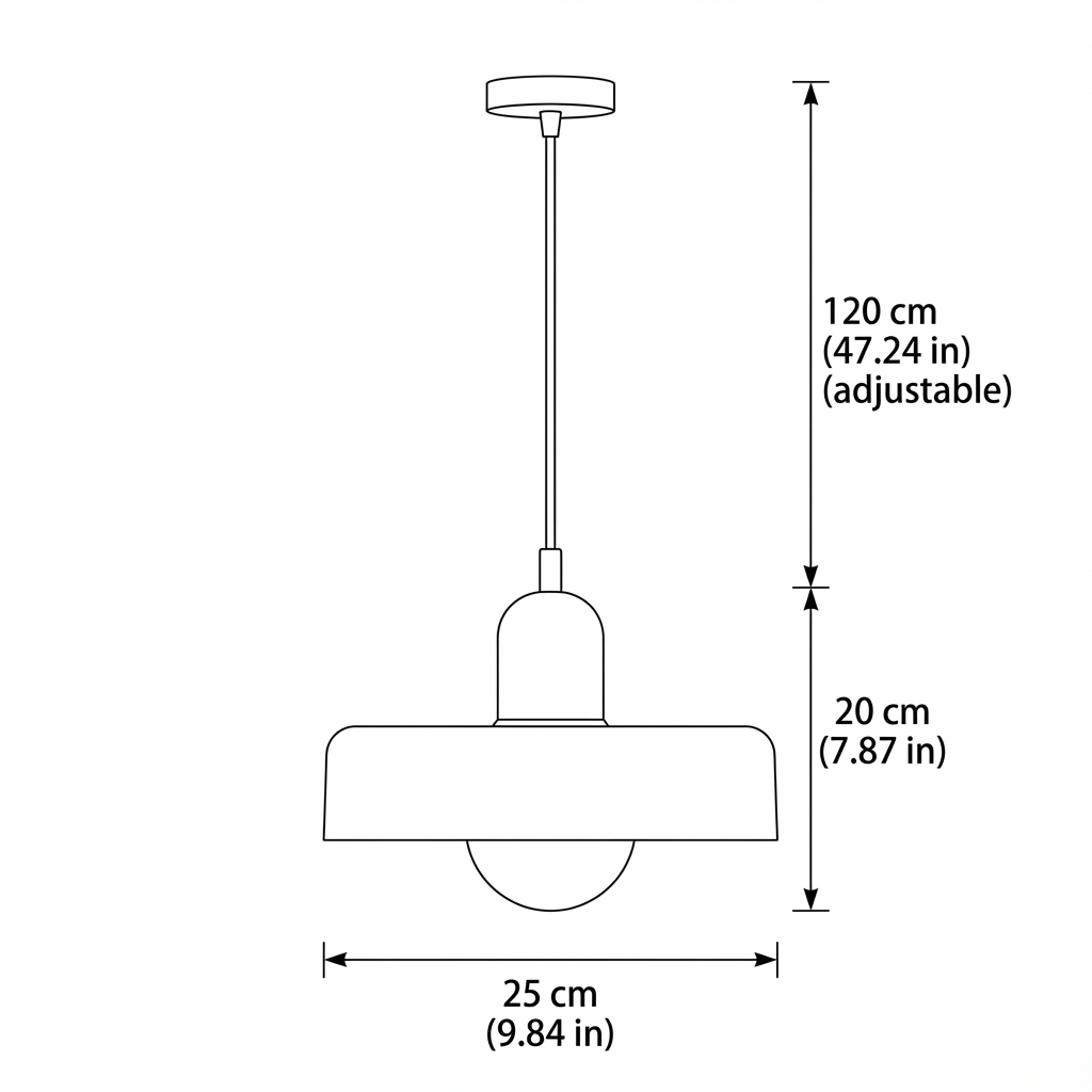 Glazen Hanglamp met Dubbele Kleurkap – Moderne Bauhaus-Stijl Verlichting voor Woon- en Eetkamer