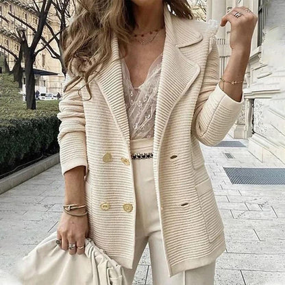 Dames Blazer Twee Knopen Klassieke Stijl - StudioMarella