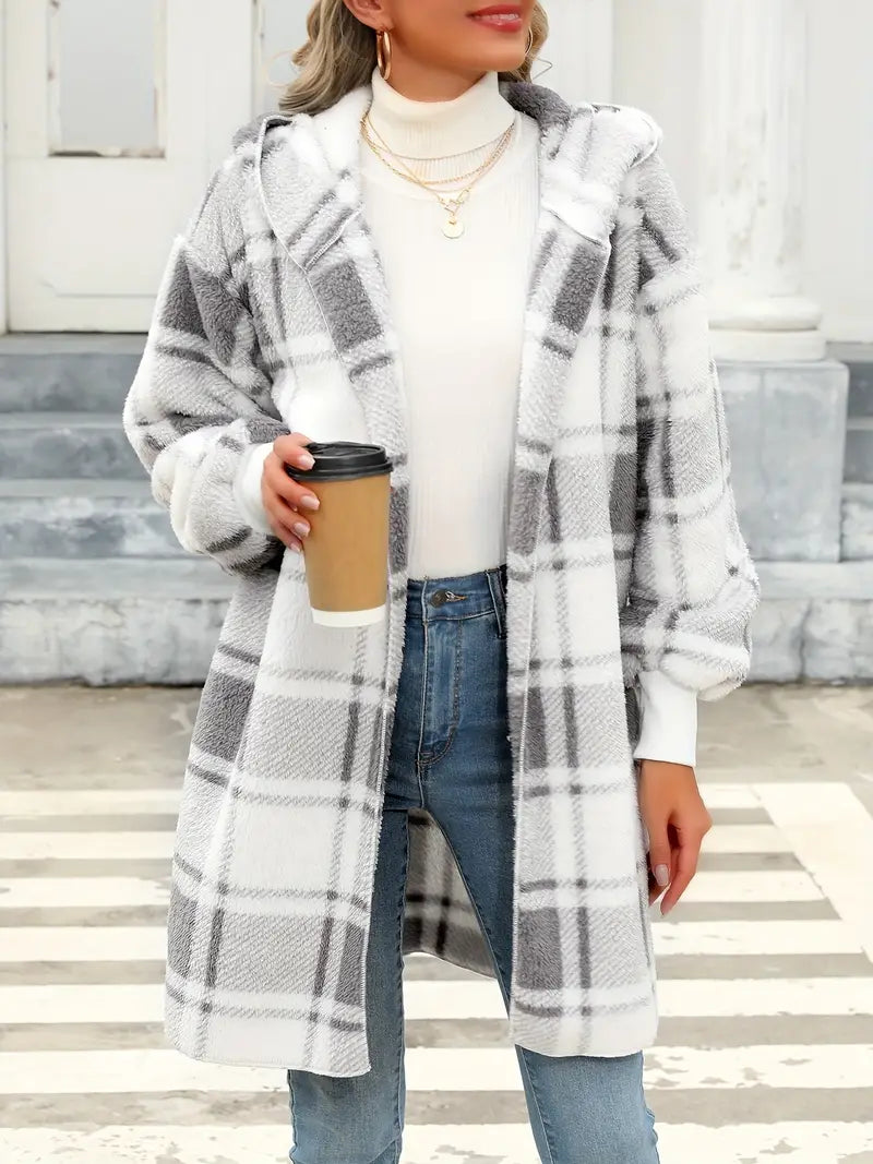 Damesvest Warm en Comfortabel met Capuchon en Lange Mouwen