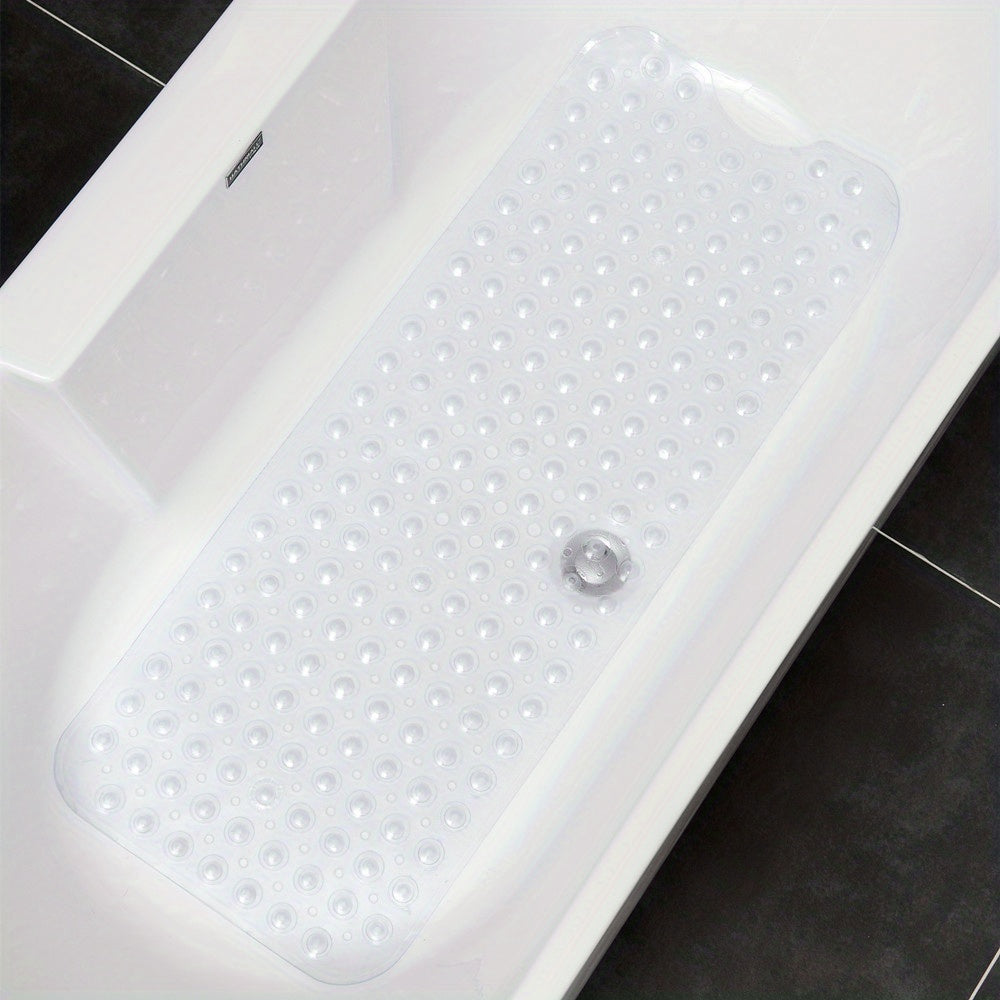Antislip Badmat XL voor Douche en Bad – Extra Lange Veiligheidsbadmat met Zuignappen