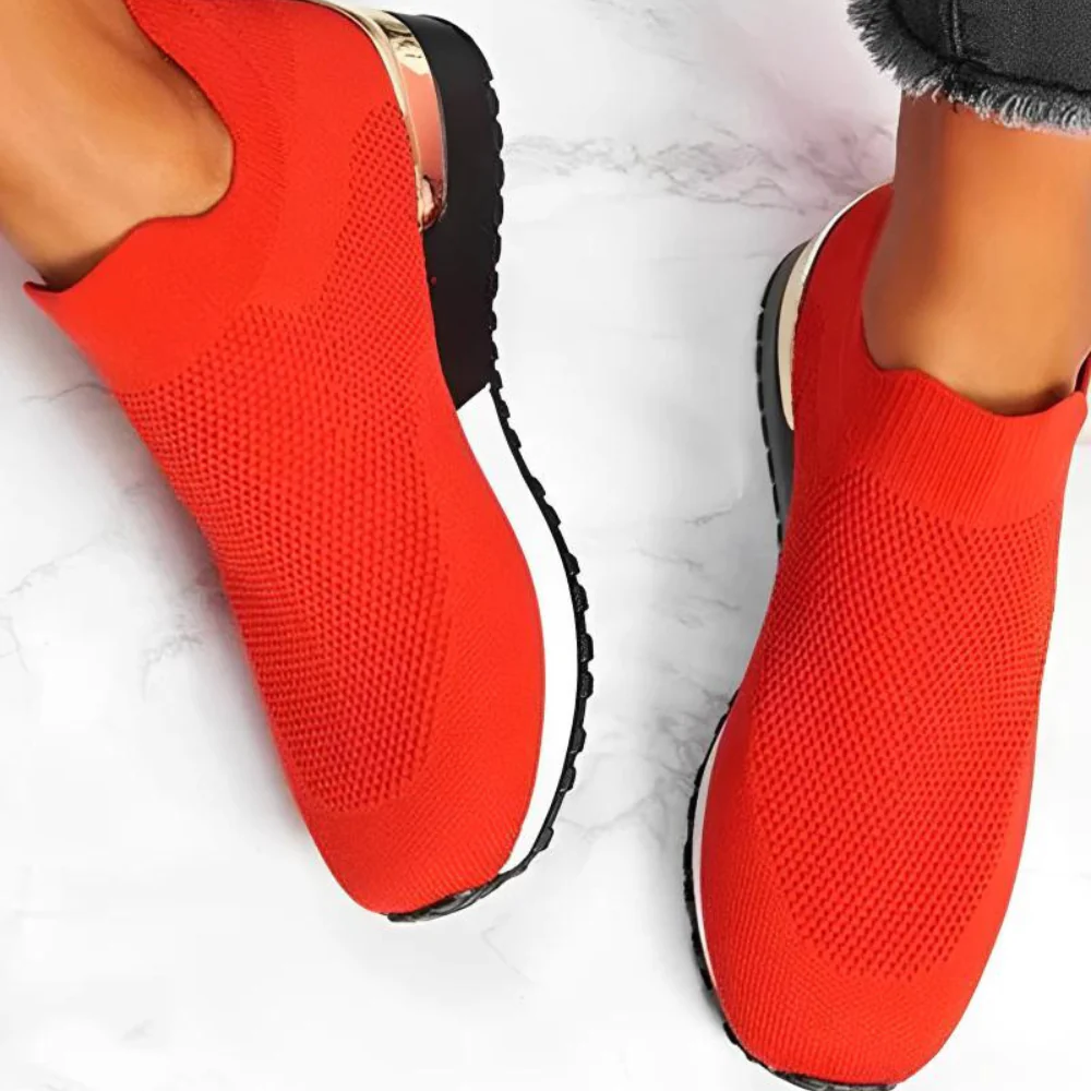 Dames Sneakers Zonder Veters Orthopedisch Elastisch