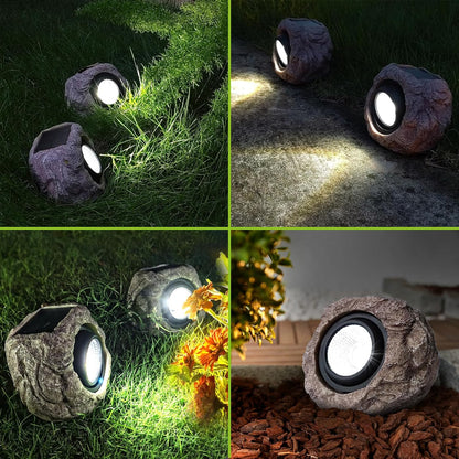 Solarlampen Rotsverlichting LED Tuinverlichting Buitenverlichting Zonne-energie Landschap Pad Terras