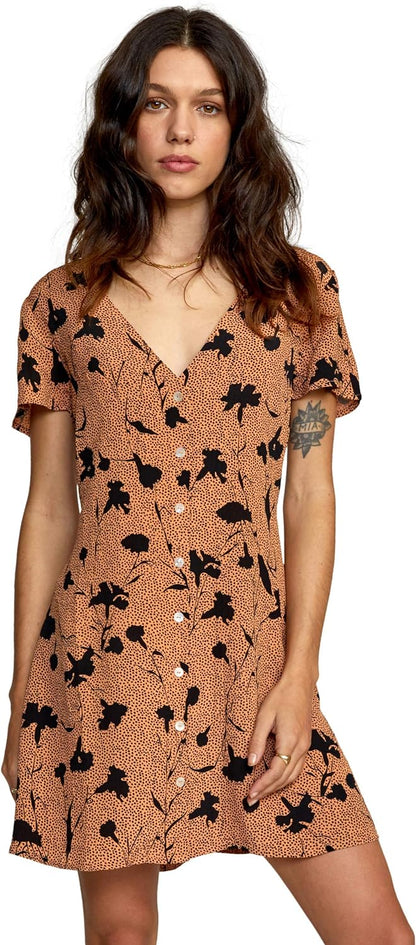 Elegante Geweven Jurk voor Vrouwen Avery Stijl