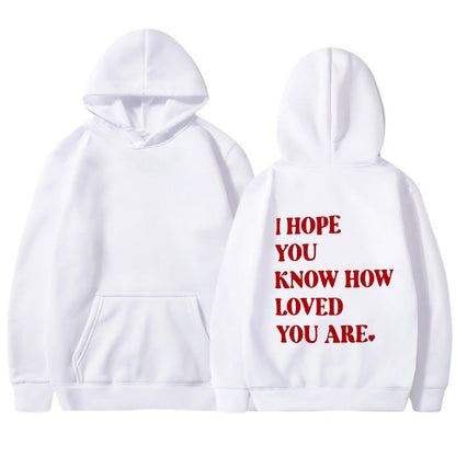 Dames Hoodie Zwart met Self Love Print Trendy Design