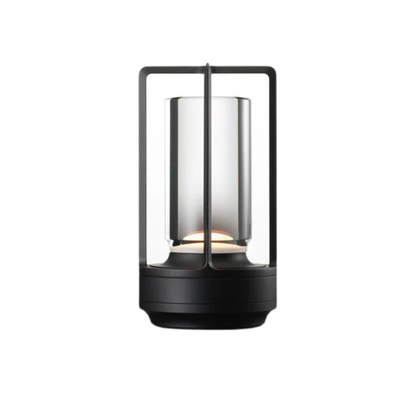Elegante Tafellamp Kristalglas Dimbaar 3 Lichtinstellingen Oplaadbaar 18 Uur Batterij Draadloos 2600mAh Voor Woonkamer Slaapkamer Kantoor Buiten