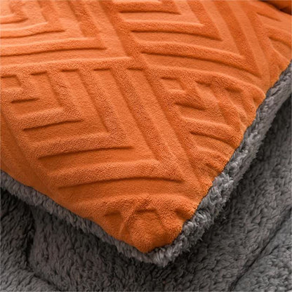 Dikke Sherpa Winterdeken met Quiltkern – Extra Warm, Zacht & Fluffy