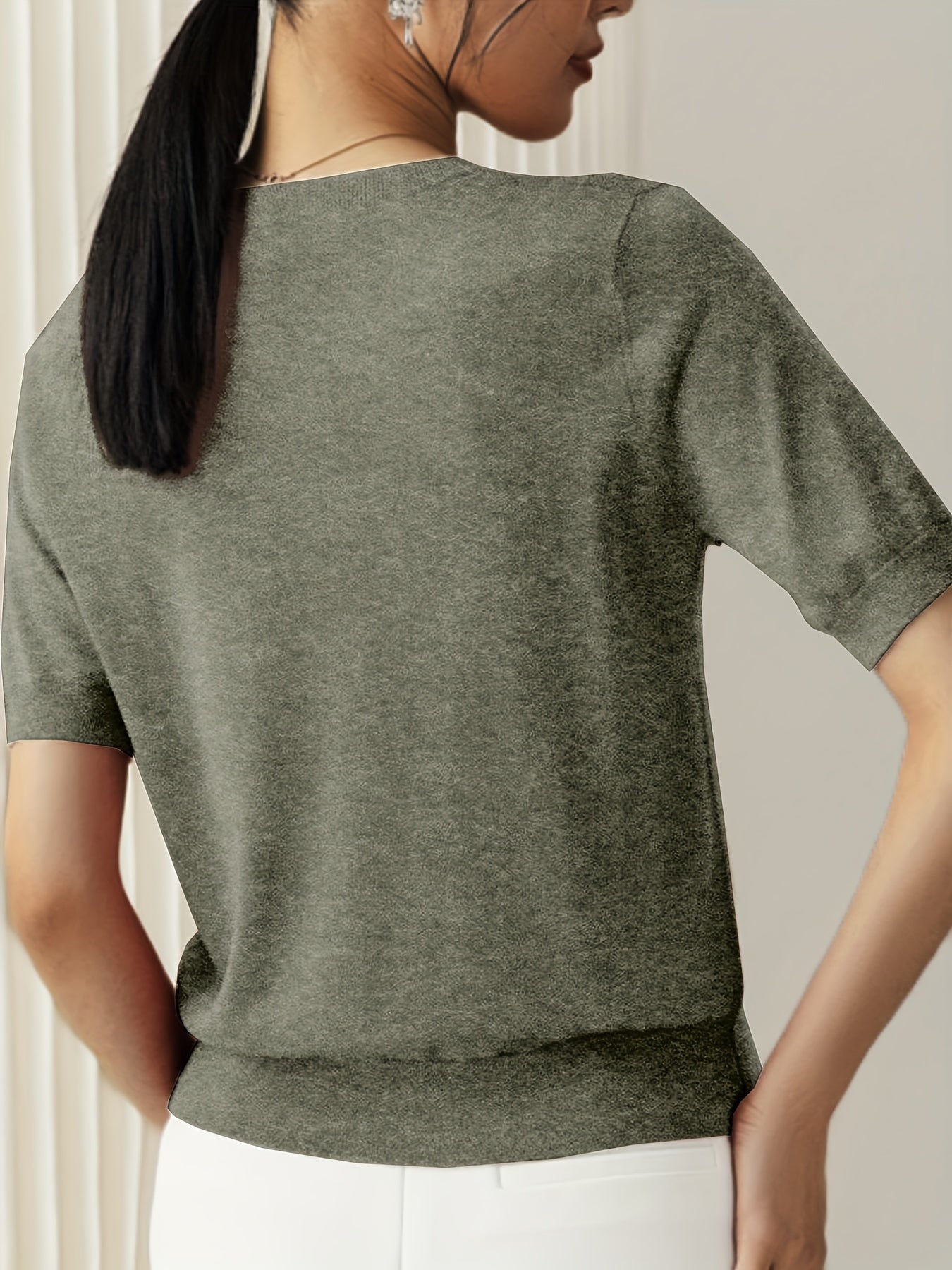 Dames T-Shirt Comfortabele Stijlvolle Top