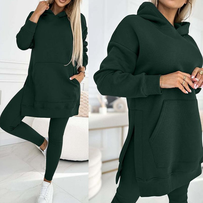 Dames Lounge Set - Zachte Hoodie en Joggingbroek