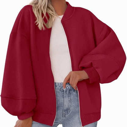 Dames Bomberjack Oversized Sportieve Ritsjas