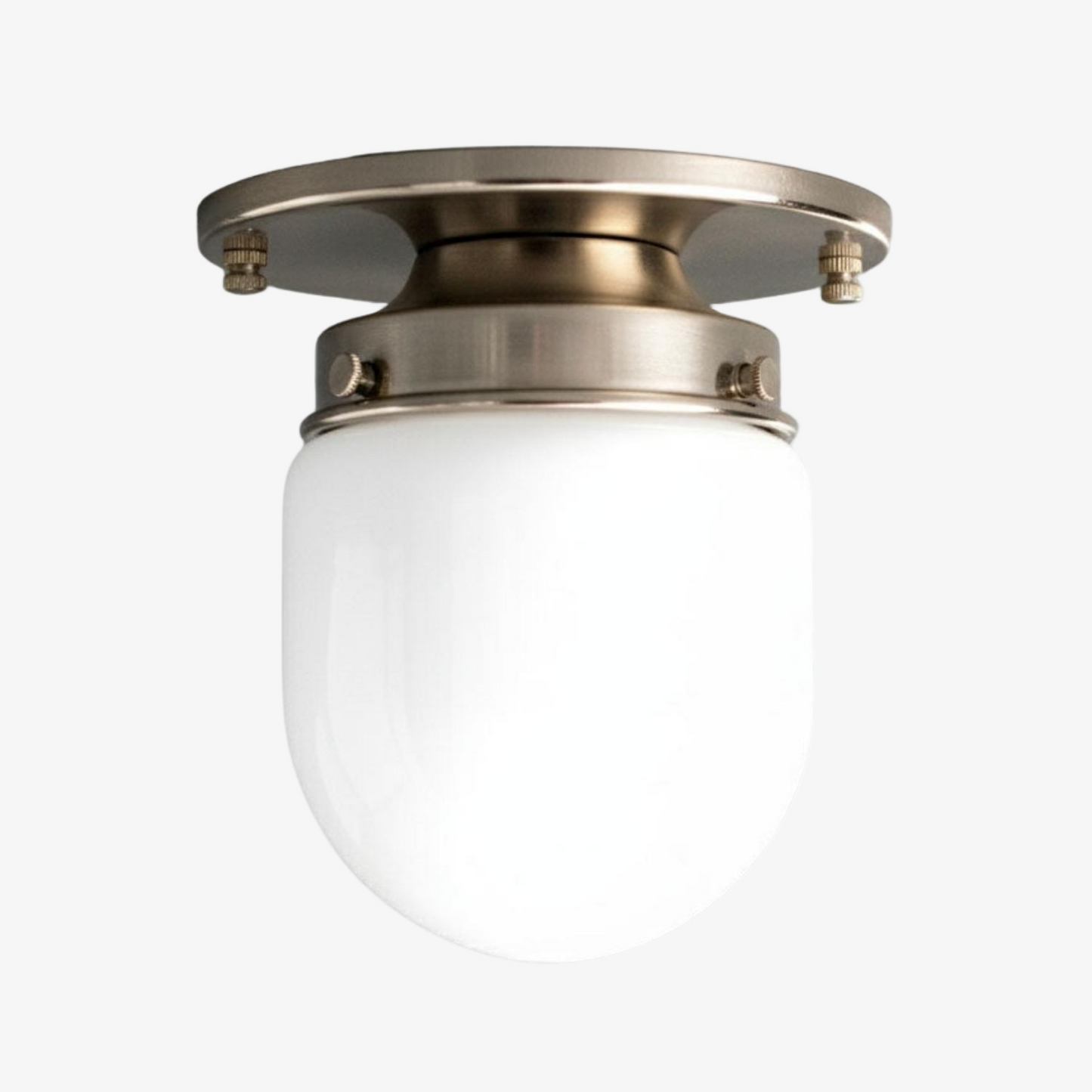 Opaal Glazen Wandlamp & Plafondlamp Dubbelfunctie Modern Design Messing