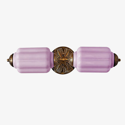 Eloise Vintage Scalloped Milk Glass Wall Sconce - Modern Accent Lighting for Bathroom and Bedroom