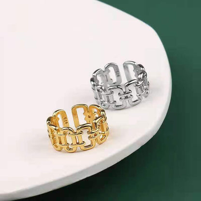 Dames Verstelbare Armband Met Open Schakelring Trendy