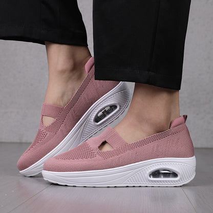 Dames Comfortabele Orthopedische Sneaker Wedgeballetjes