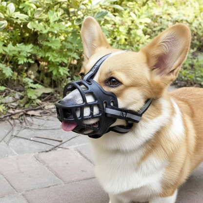 Verstelbare Hondenmuilkorf van Ademend Mesh met Veilige Pasvorm voor Honden