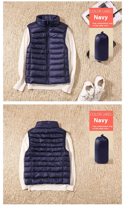 Dames Bodywarmer Warm Gewatteerd Lichtgewicht Vest