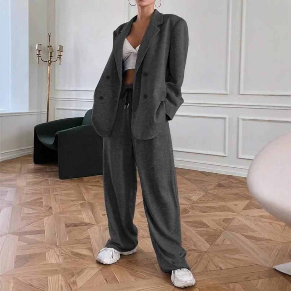 Dames Blazer en Broek Pak Modern Tweedelig Design