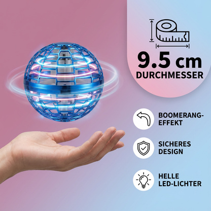 Zwevende Spelbal met LED-Verlichting – Vliegende Bal voor Binnen en Buiten