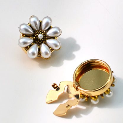 Dames Luxe Knopen met Echte Parels Elegant Design