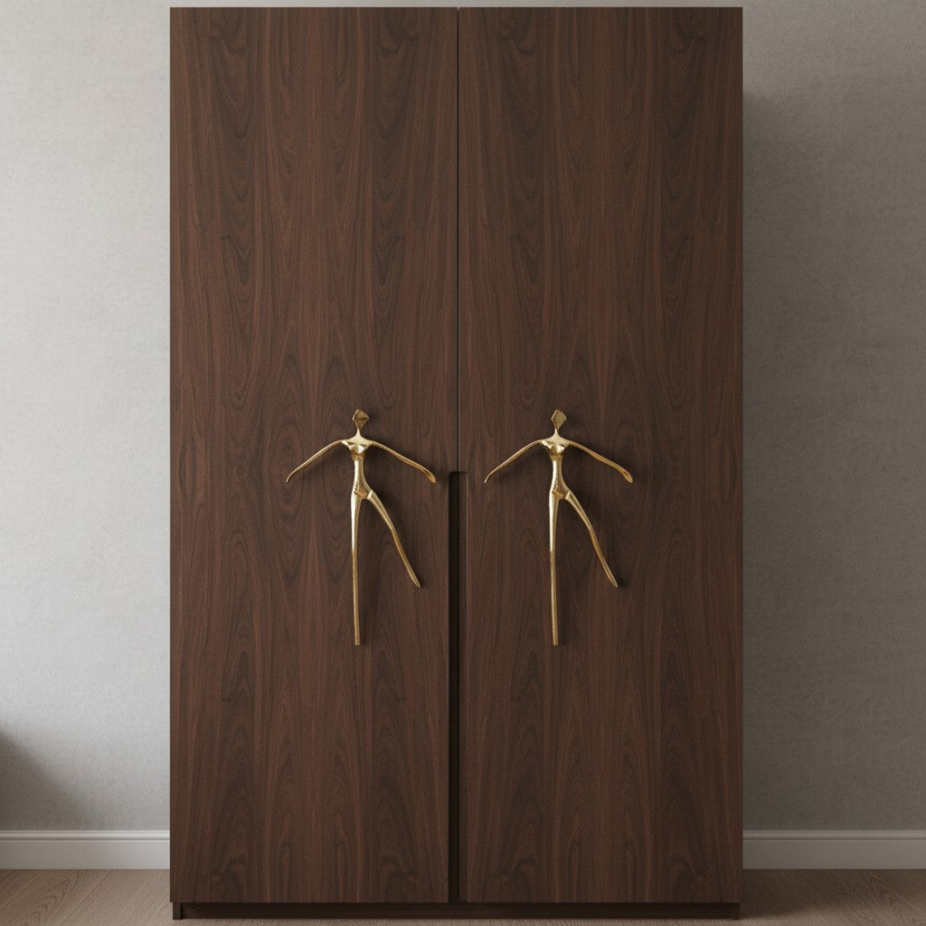 Minimalistische Kastgreep - Messing Zilver Roze - Scandinavisch Design Meubels