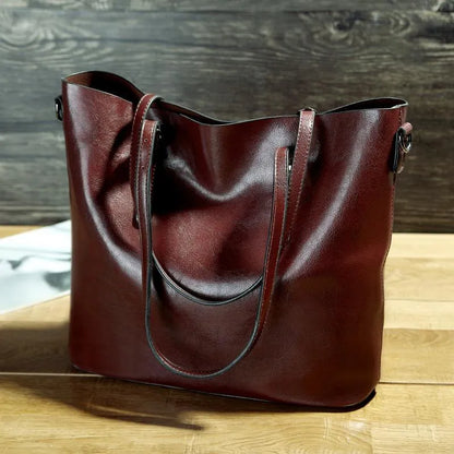 Lederen Schouder tas Vintage Stijl