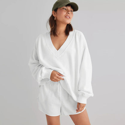 Dames Sweater Comfortabel met V-Hals Zacht en Warm