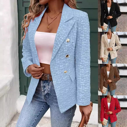 Dames Blazer Double Breasted Stijlvol Maatwerk Jassen