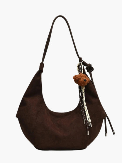 Suède Schouder tas Boho Stijl met Leuke Details - StudioMarella
