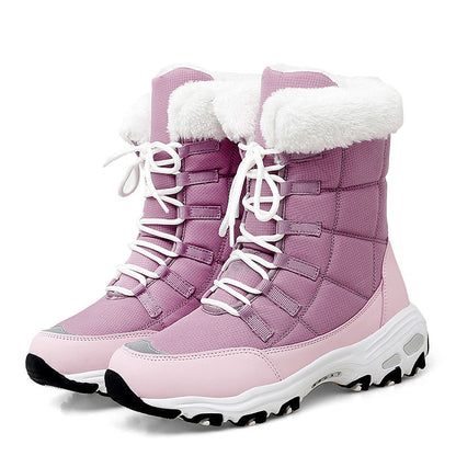 Dames Winterboots Zachte Voering Warm Met Veters