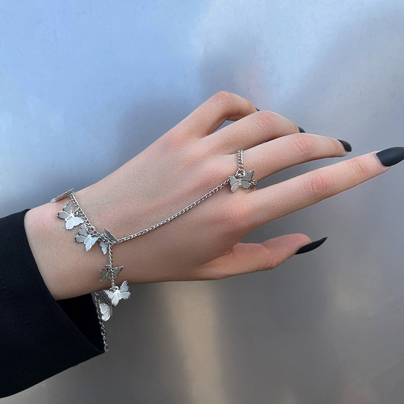 Vlindersieraden Set voor Dames met Ring Armband en Ketting