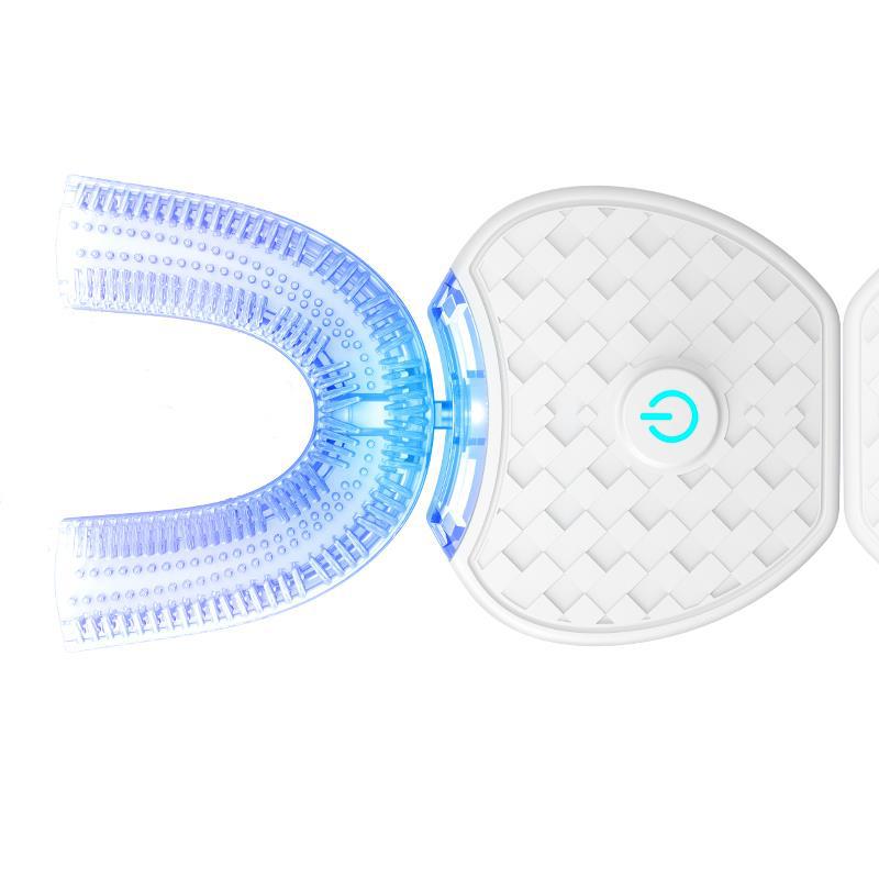 Automatische U-Vormige Elektrische Tandenborstel Siliconen 360° Mondverzorging Waterdicht IPX7