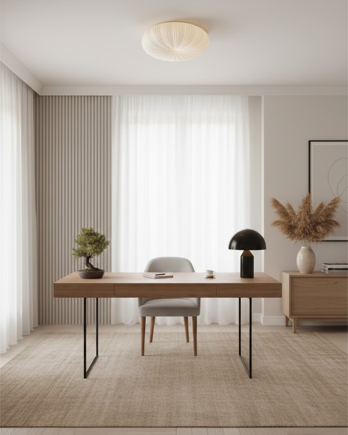 Moderne sculpturale plafondlamp met geïntegreerde LED – ronde design plafondverlichting in 23 40 en 50 cm