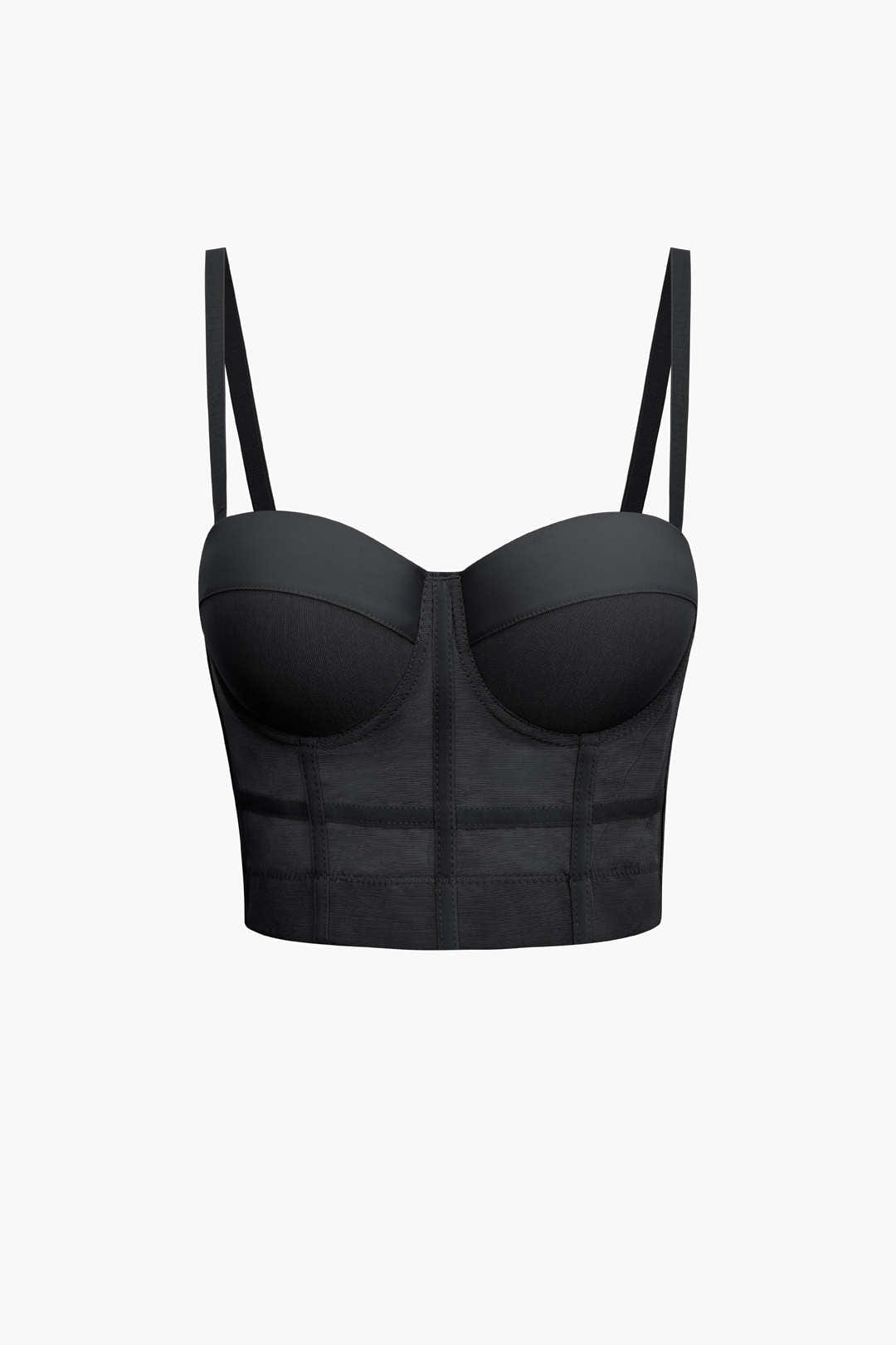 Bh-top met Beugelcups en Mesh voor Vrouw