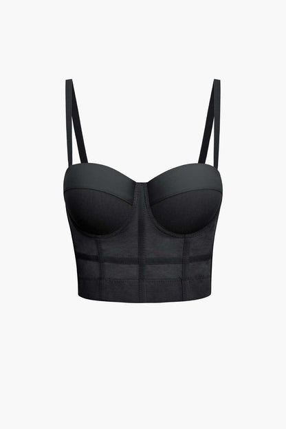 Bh-top met Beugelcups en Mesh voor Vrouw