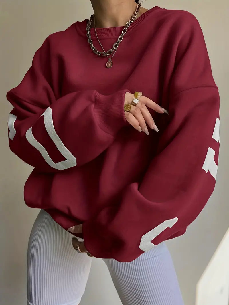 Grote Sweatshirt Casual Chandra Kleding Comfortabel