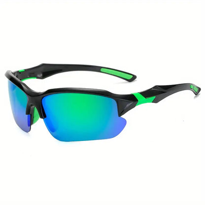 Sportieve Zonnebril met Gepolariseerde Glazen voor Fietsen en Hardlopen Zomer 2025 - UV-Bescherming Lichtgewicht Frame Unisex Outdoor Sport Eyewear