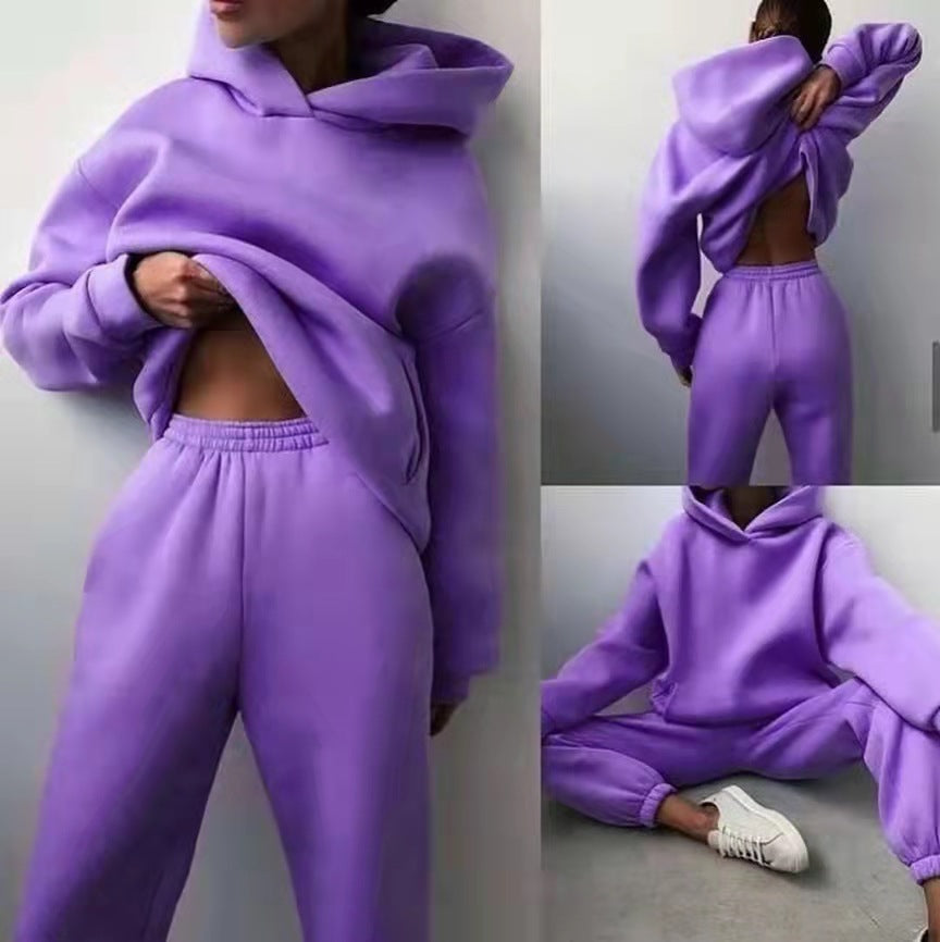 Dames Jogging Set Capuchon Zacht en Comfortabel