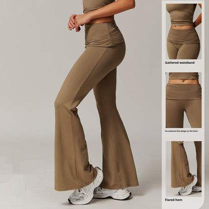 Yoga Broek Dames Hoge Taille Comfortabele Flared Sportbroek voor Vrouw