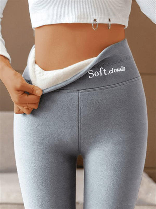 Dames Legging High Waist Fleece Zacht Comfortabel