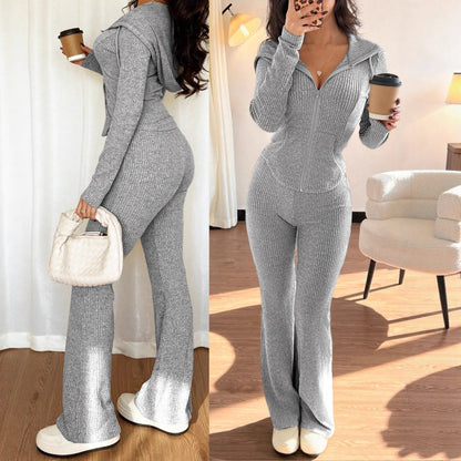 Dames Lounge Set Zacht en Warm met Broek en Vest