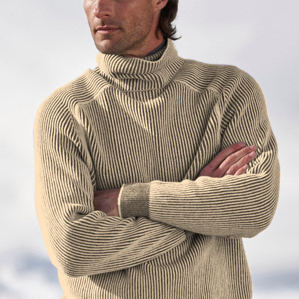 Heren coltrui Warm en Stijlvol Ribstructuur Wintercollectie - StudioMarella